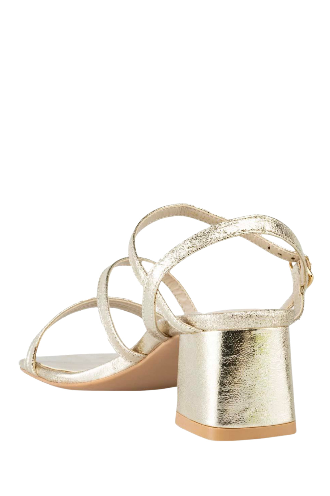 Stato Kadın Topuklu Sandalet Gold