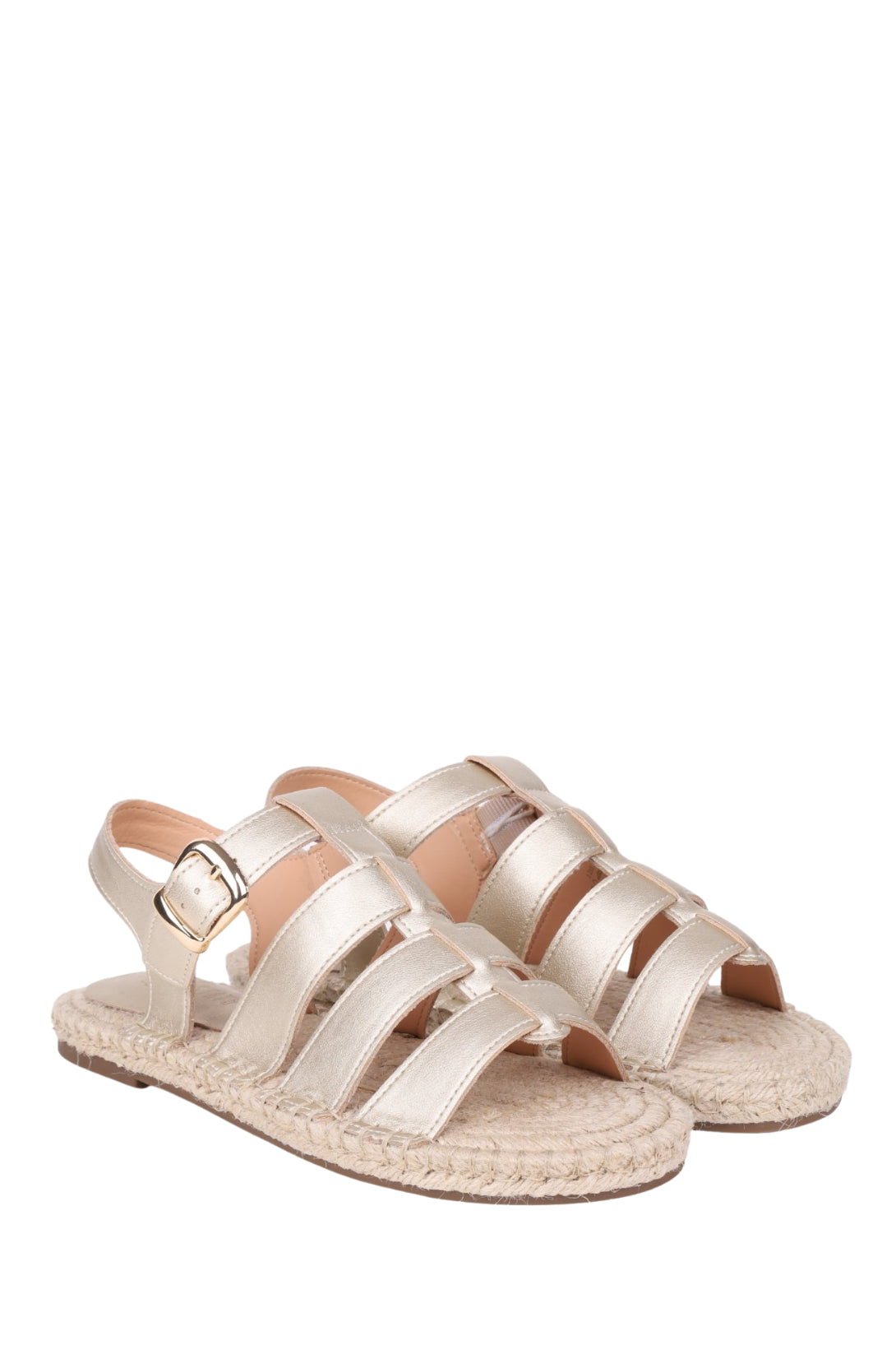 Stato Kalın Taban Kadın Sandalet Altın