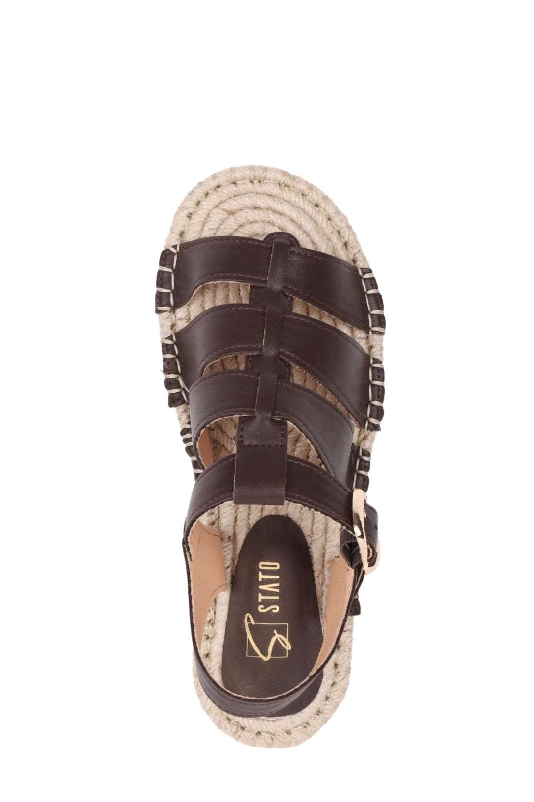 Stato Kalın Taban Kadın Sandalet Kahve