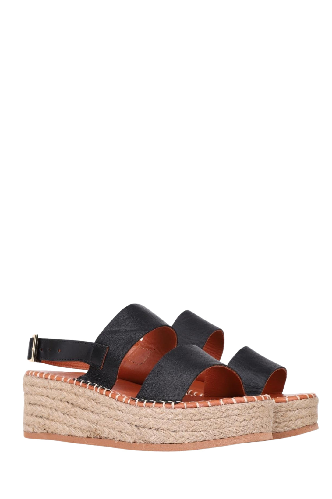 Stato Kalın Taban Kadın Sandalet Siyah