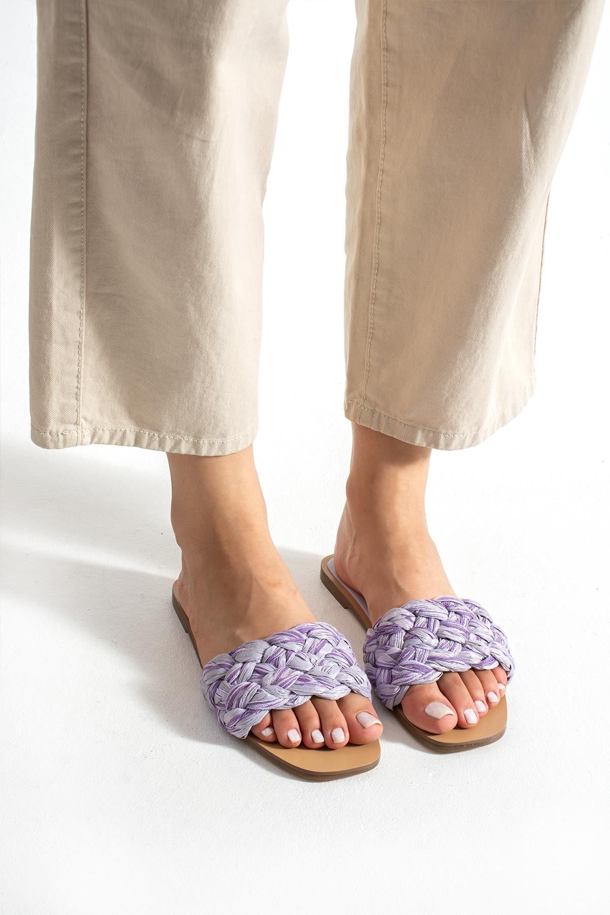 Stato Lila Renkli Kadın Terlik