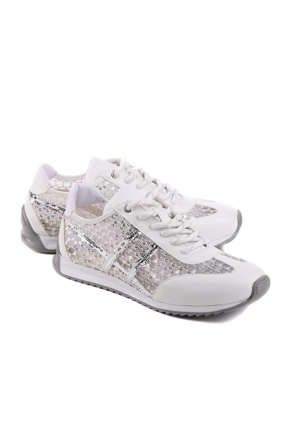 Stato Olivia File Detaylı Nefes Alan Hafif Günlük Kadın Sneaker Ayakkabı