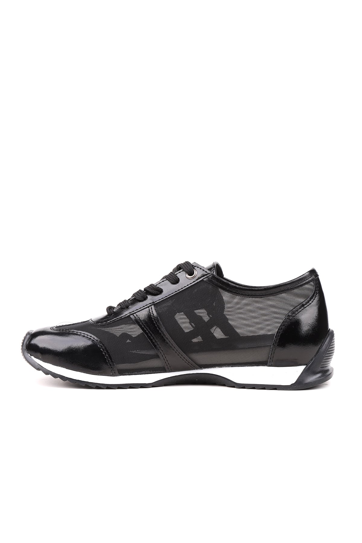 STATO Axis transparan detaylı kadın sneaker siyah