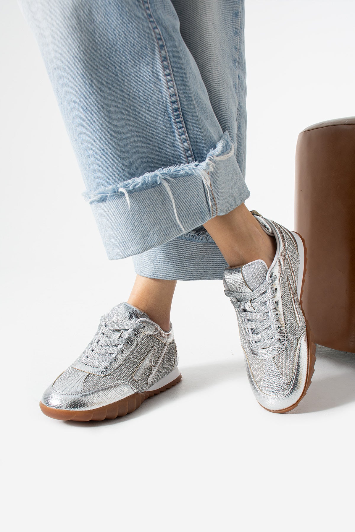 Kadın Comfort Spor Ayakkabı – Gümüş