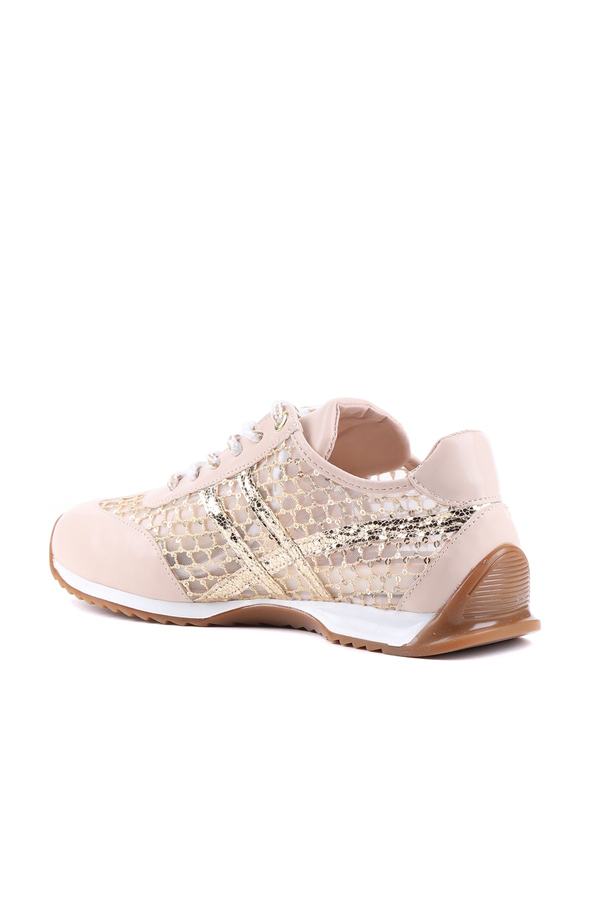 STATO Olivia sneaker bej kombin görünümü