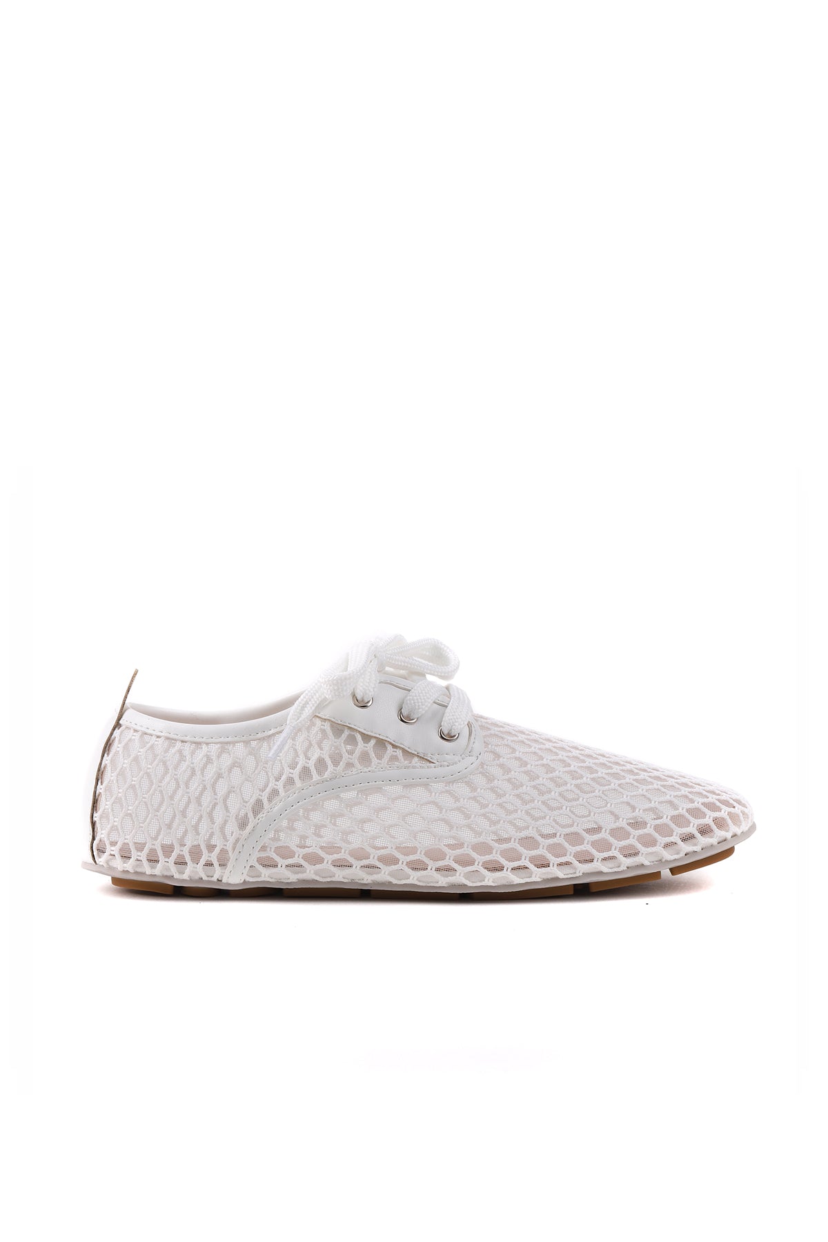 Beyaz kadın sneaker STATO Pera yakın çekim