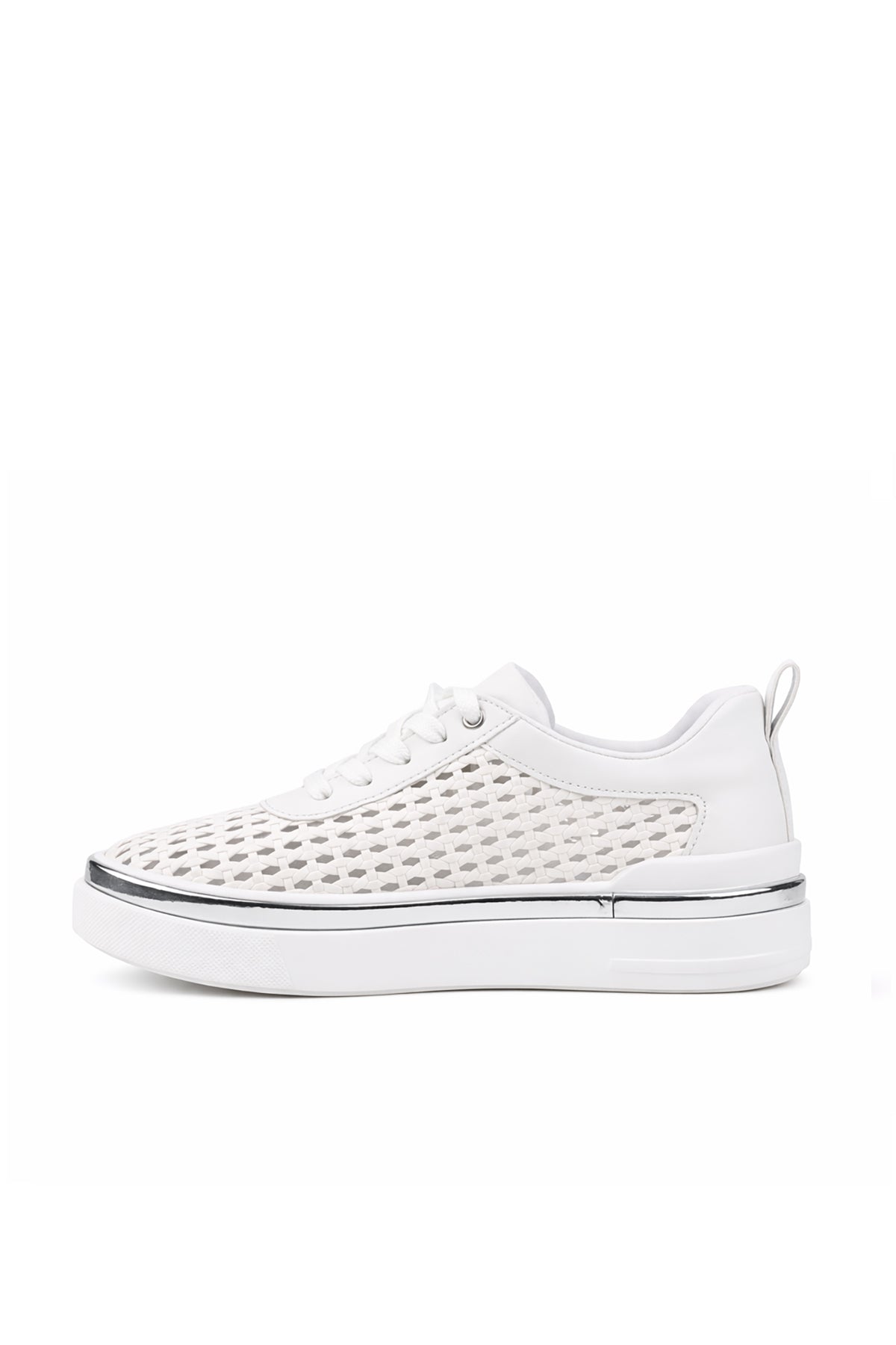 STATO Vale örgü detaylı kadın sneaker beyaz