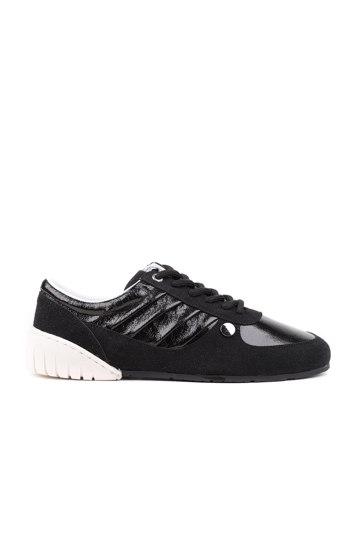 STATO Frame bağcıklı spor kadın sneaker siyah