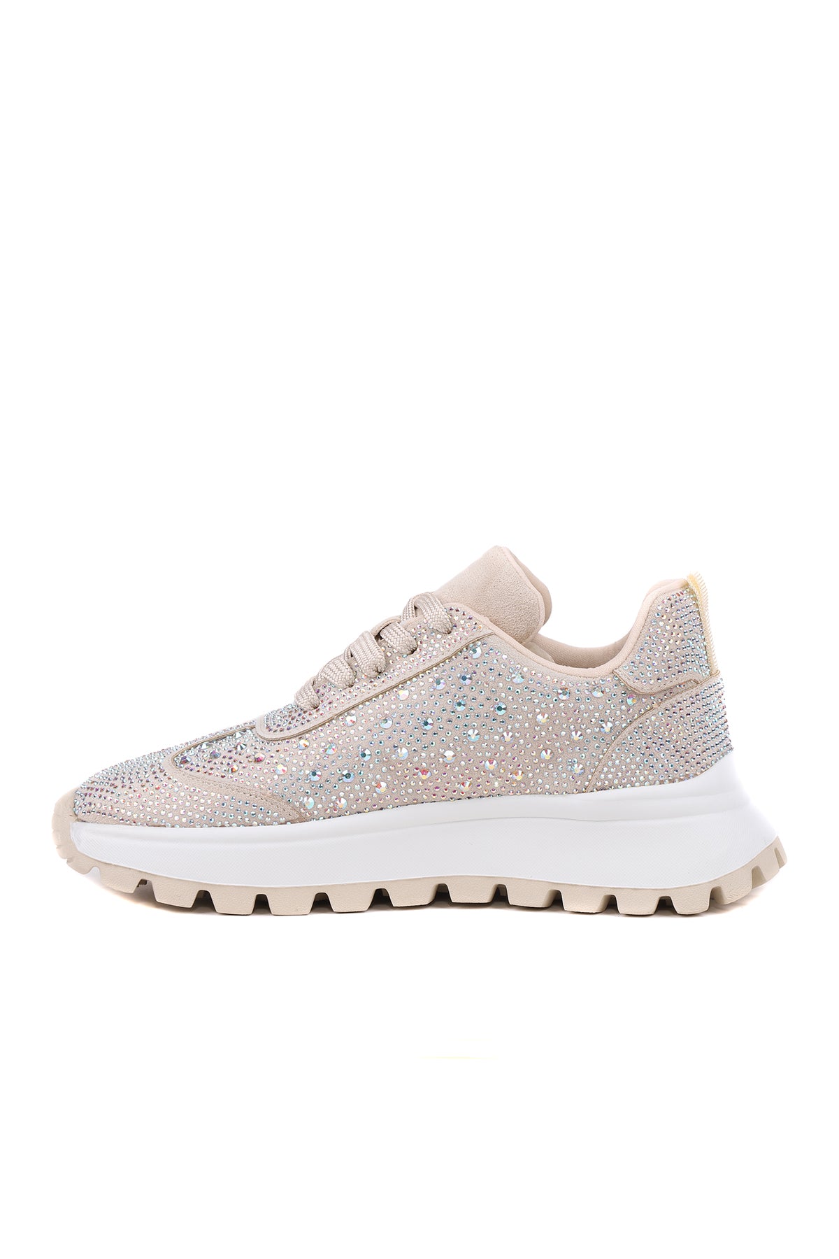 Bej kadın sneaker STATO Stella yakın çekim