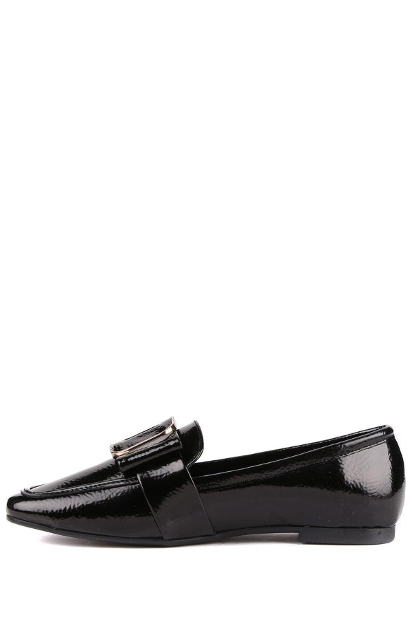 Varnel kadın loafer siyah detay