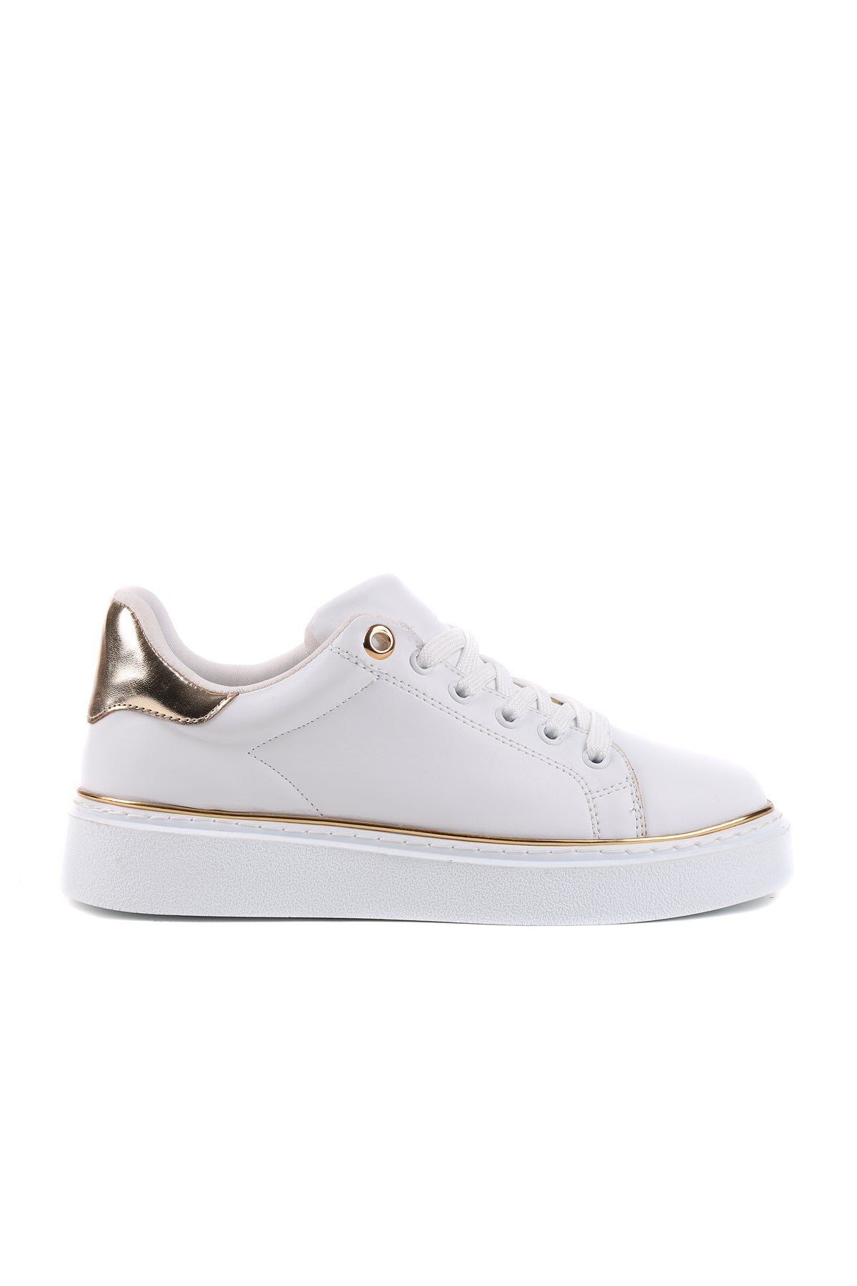 STATO Lisbon minimal şerit kadın sneaker beyaz