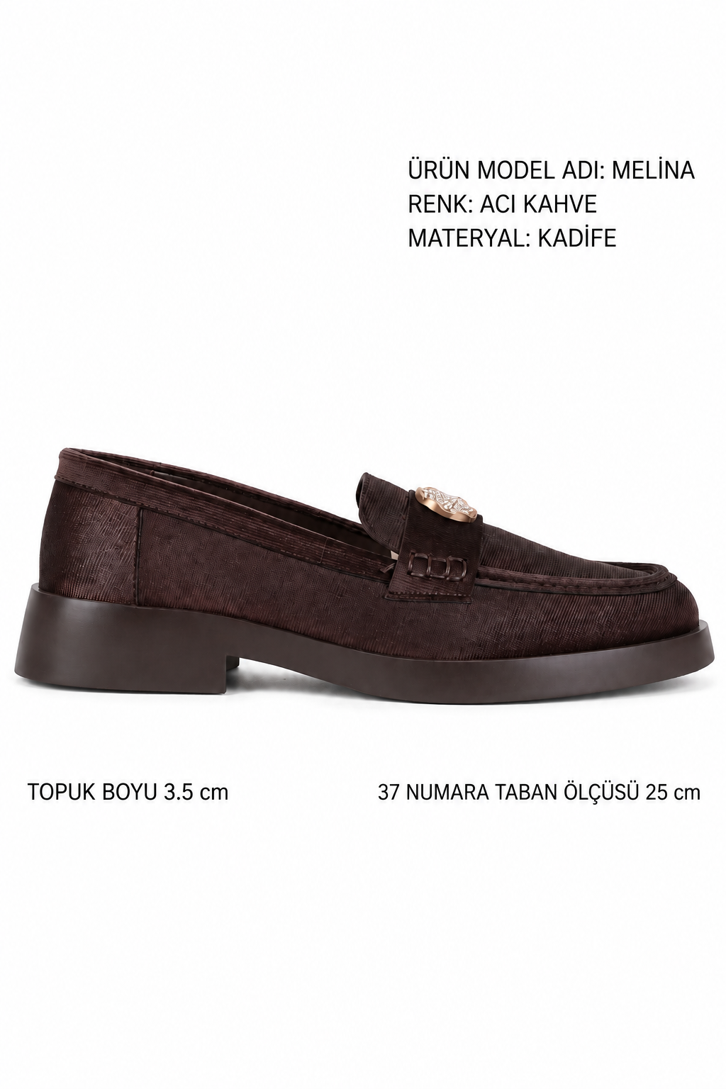 STATO Melina Metal Aksesuarlı Kadın Loafer