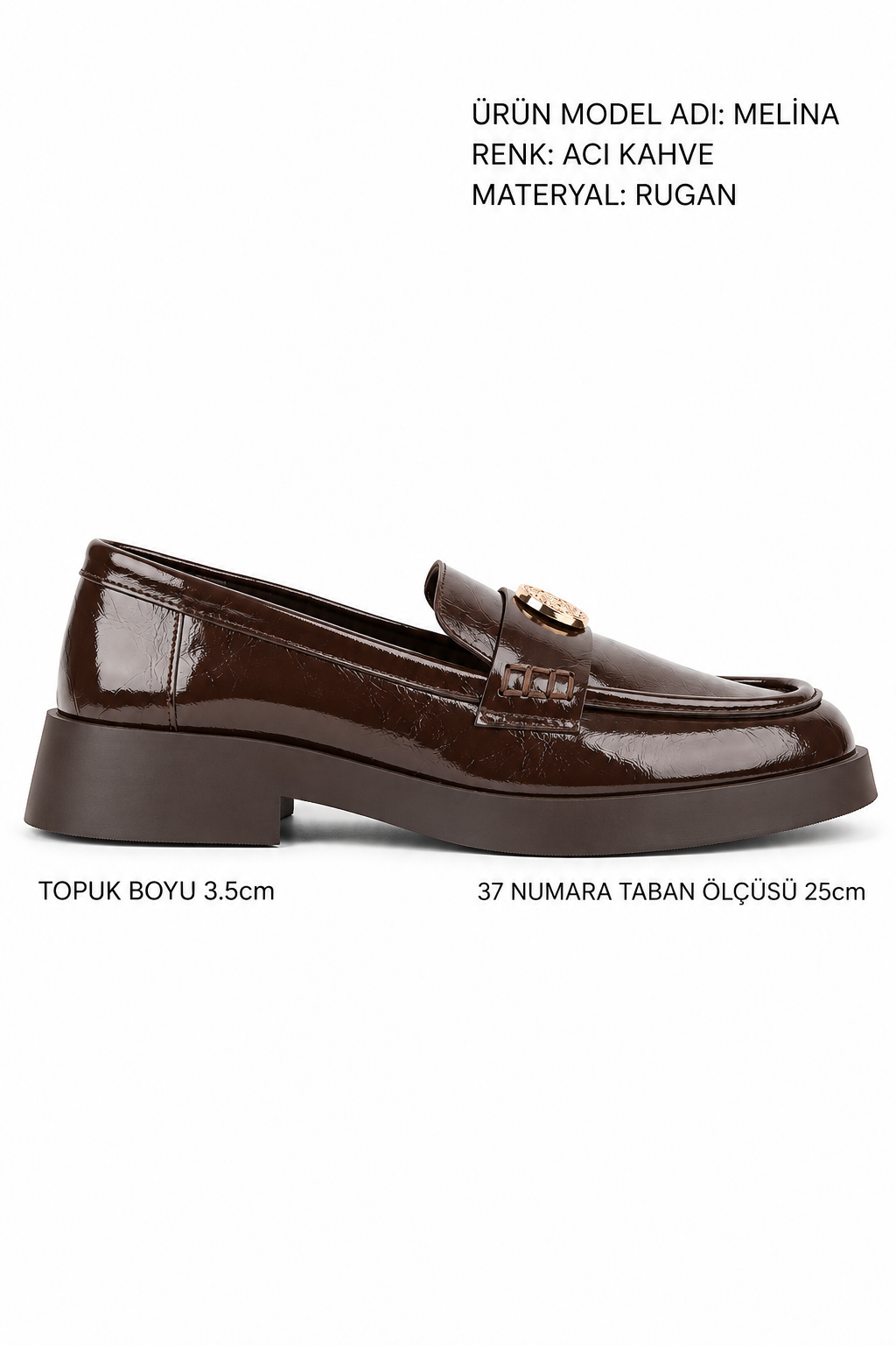 STATO Melina Metal Aksesuarlı Kadın Loafer