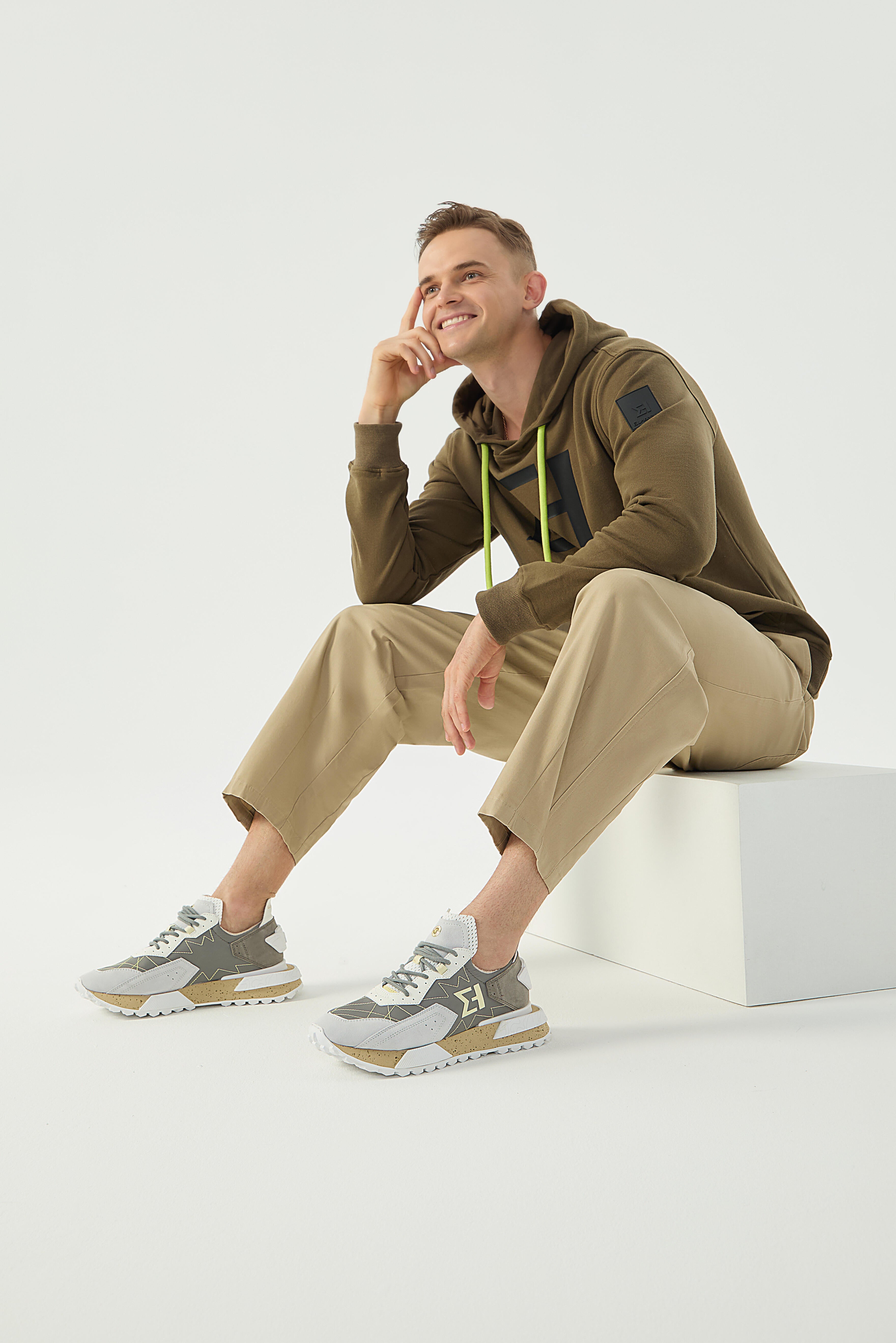 Elhann NSJ600 Grey (Gri) Erkek Sneaker