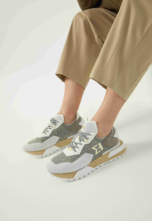 Elhann NSJ600 Grey (Gri) Erkek Sneaker