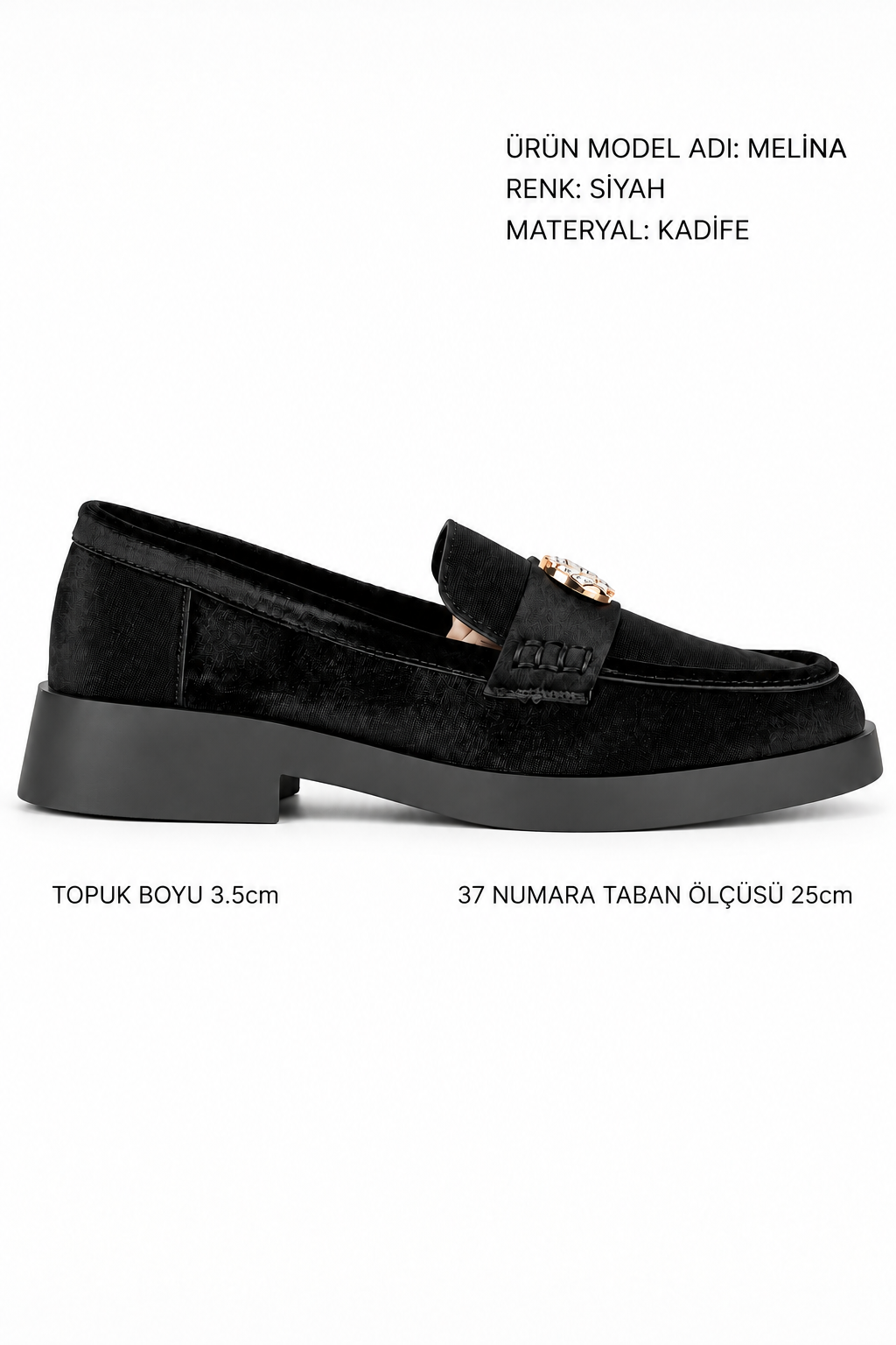 STATO Melina Metal Aksesuarlı Kadın Loafer
