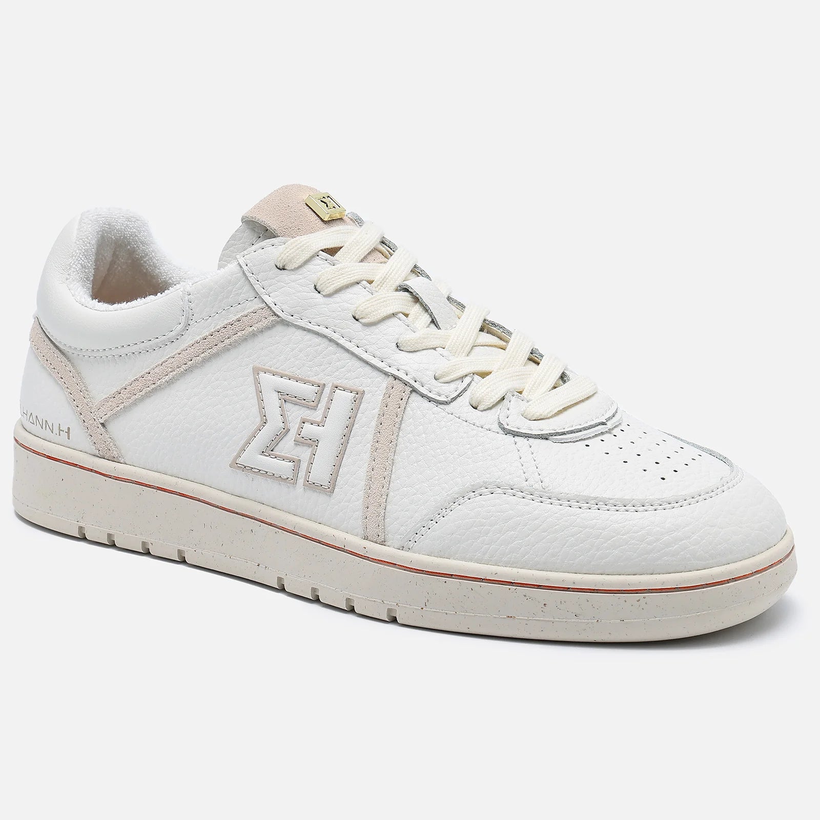 Elhann LS929 White Cream (Beyaz Krem Detaylı) Kadın Sneaker