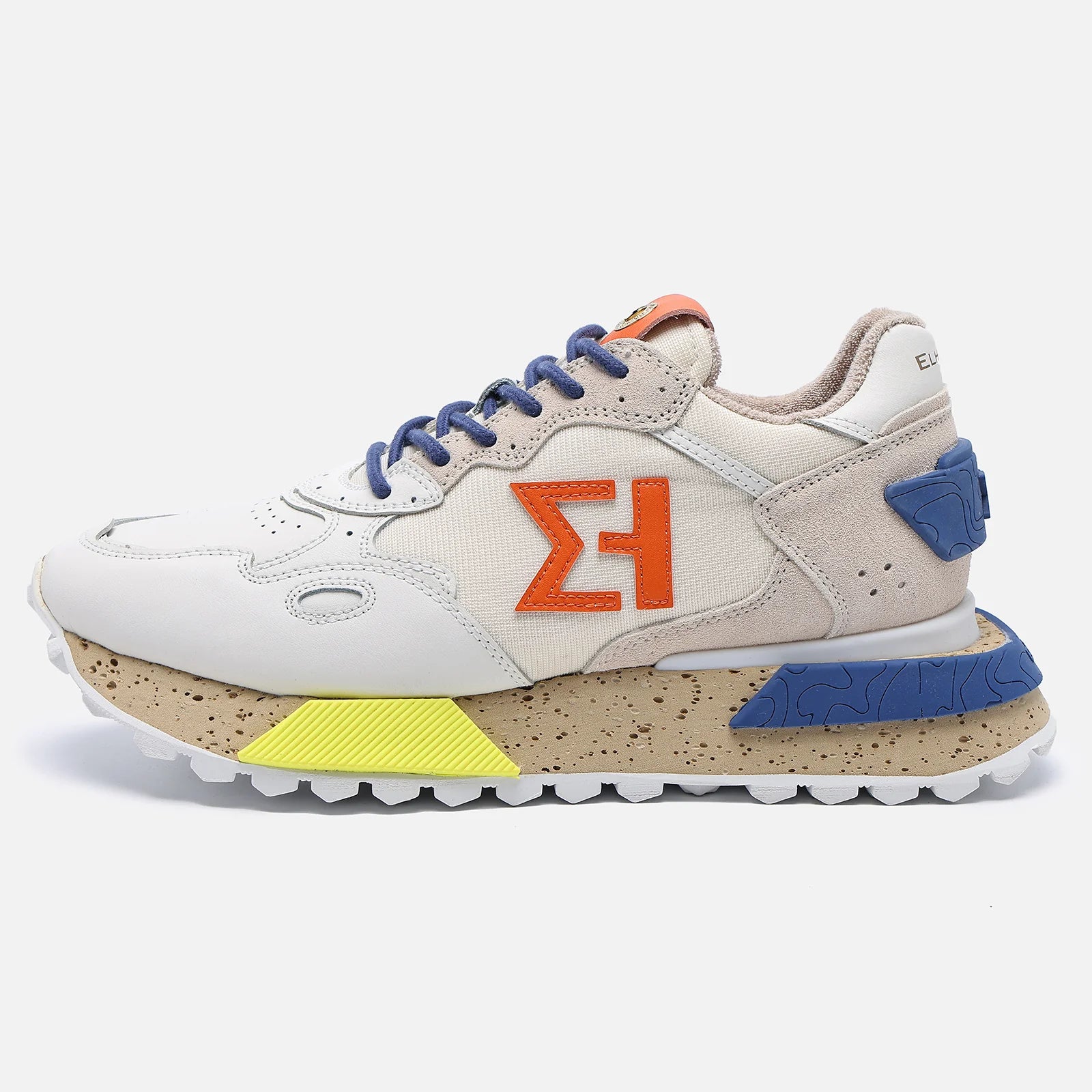 Elhann NSJ358 Multi White (Beyaz Çok Renkli) Erkek Sneaker