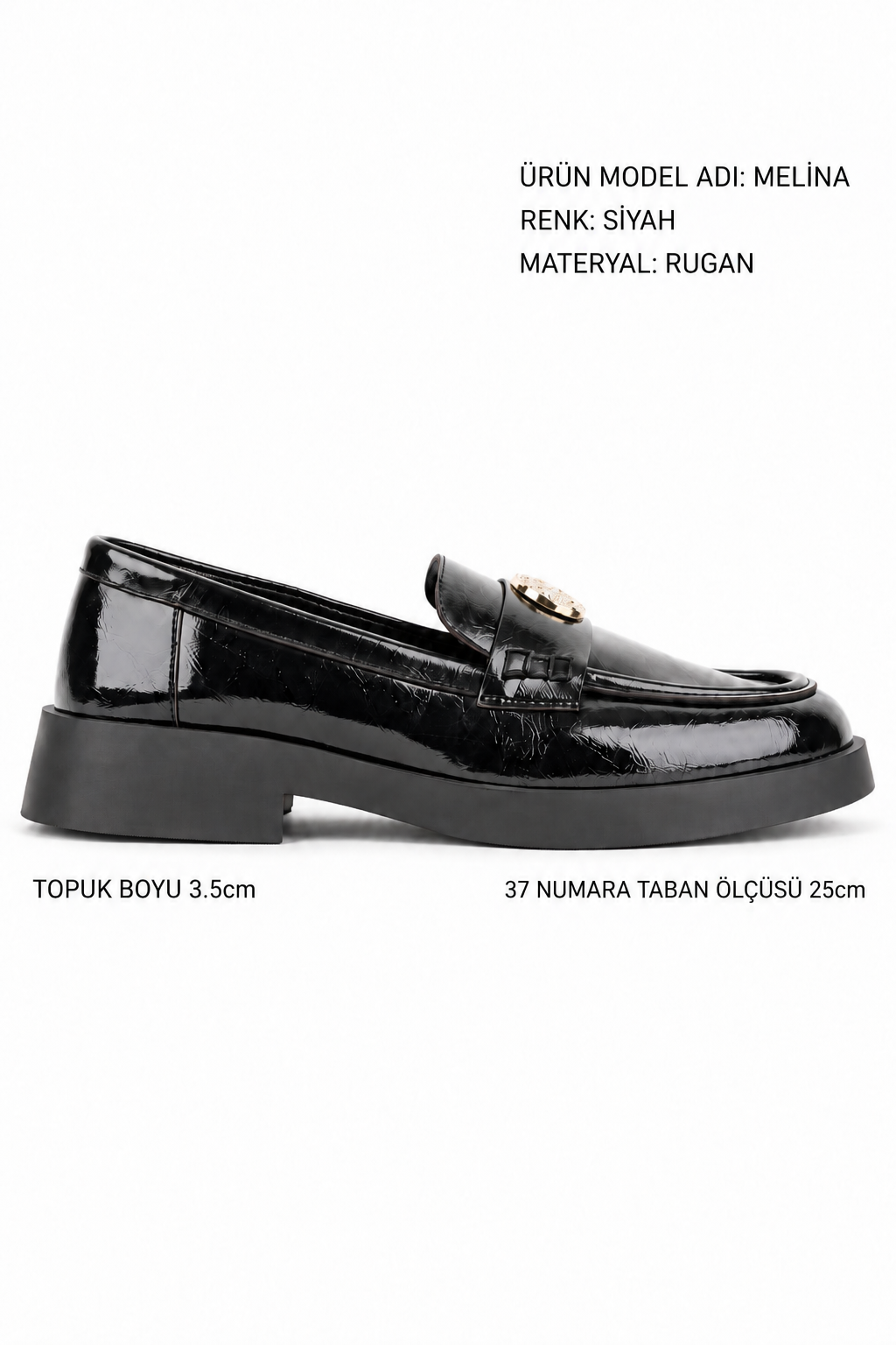 STATO Melina Metal Aksesuarlı Kadın Loafer