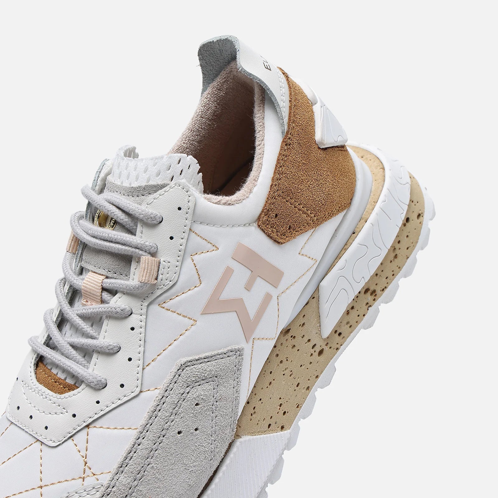 Elhann NSJ600 White Grey (Beyaz Gri) Erkek Sneaker