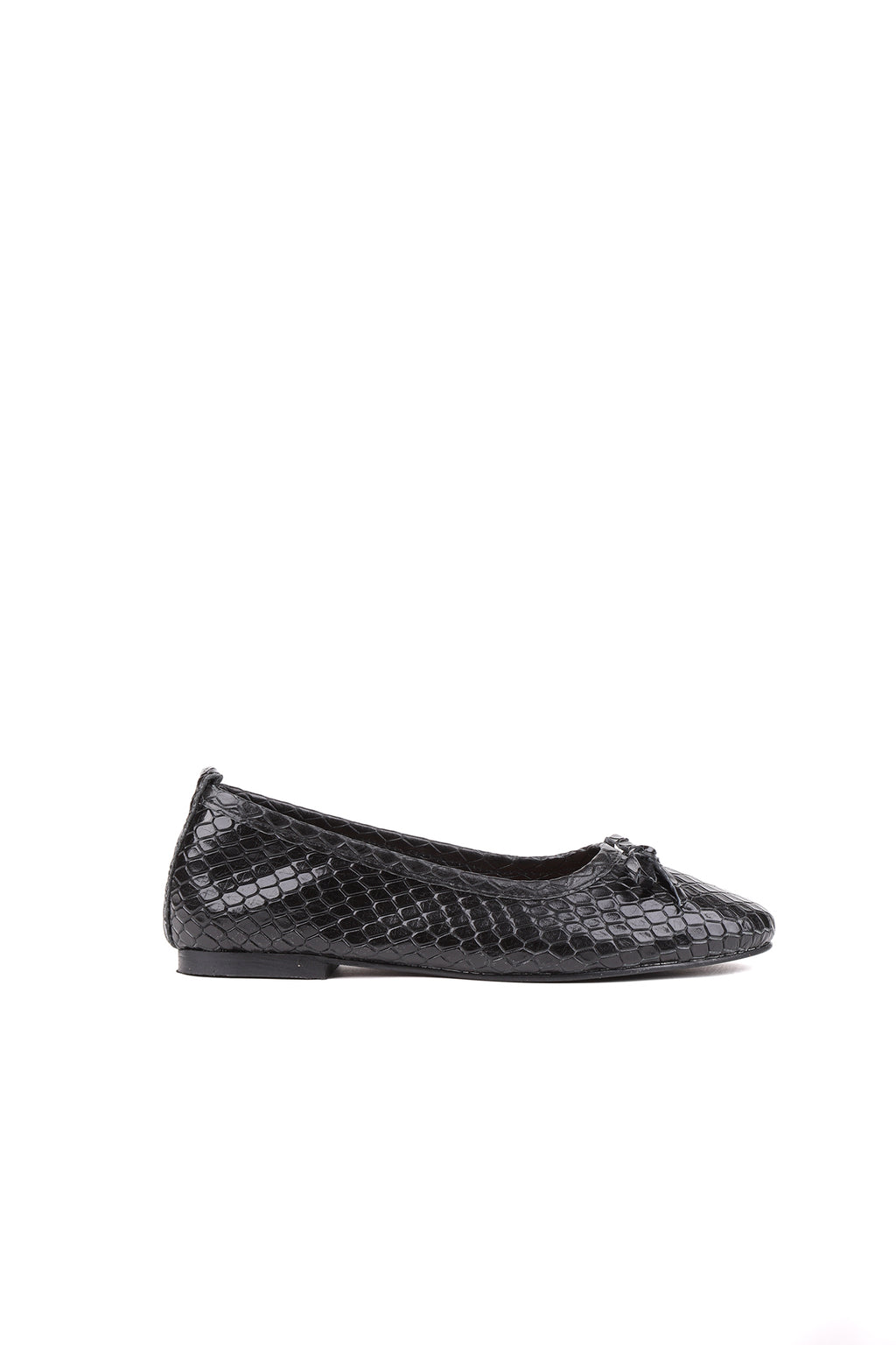Stato Dem Hakiki Deri Kroko Desen Kadın Babet Günlük Şık Hafif Ayakkabı
