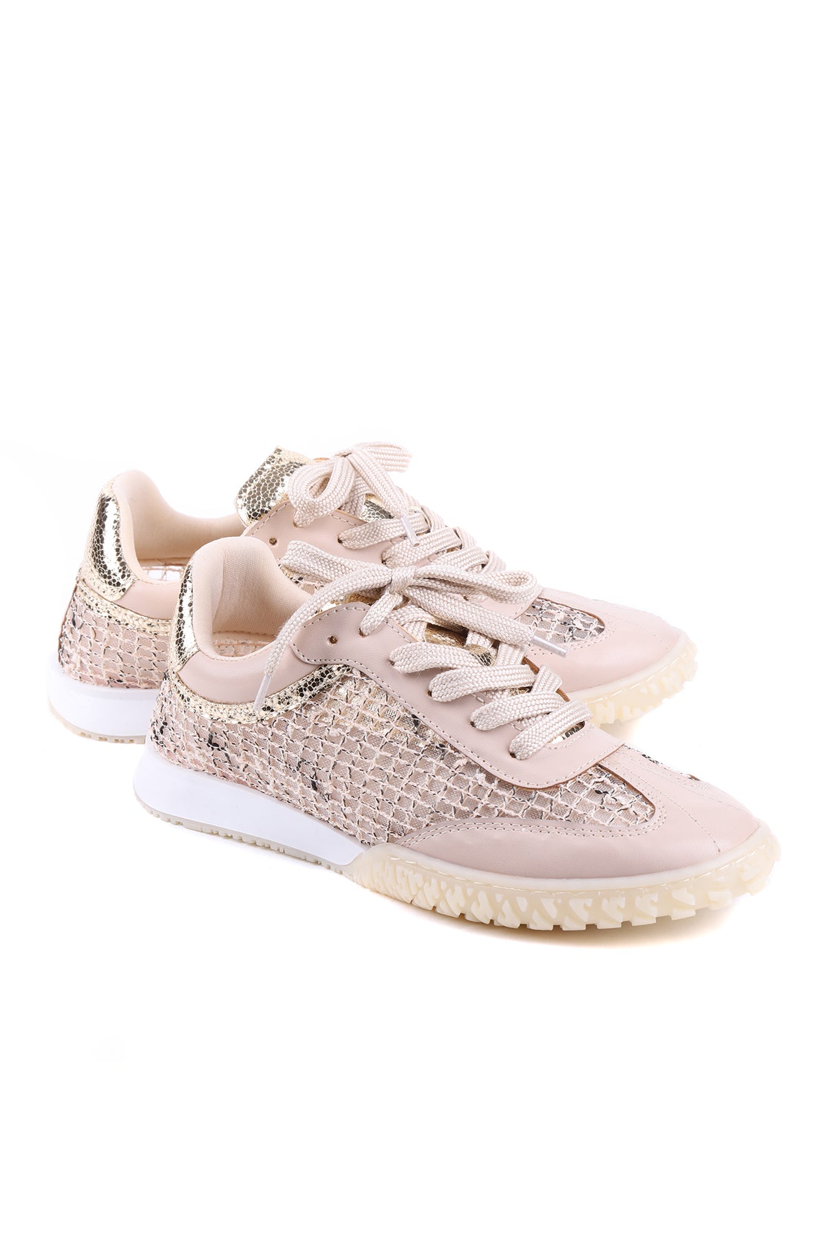 Stato Torino Nefes Alan File Detaylı Hafif Rahat Günlük Kadın Sneaker Ayakkabı