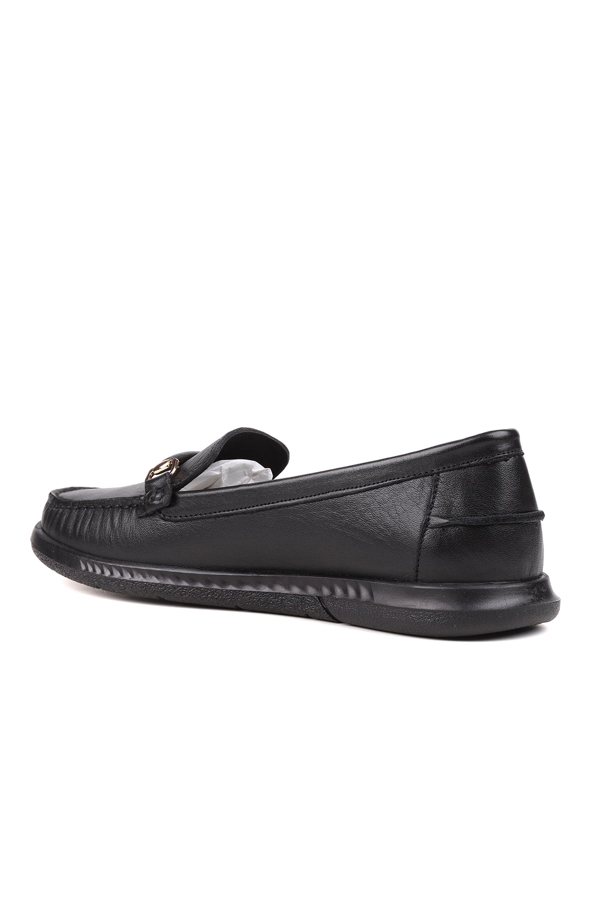 STATO Seal loafer siyah kombin görünümü