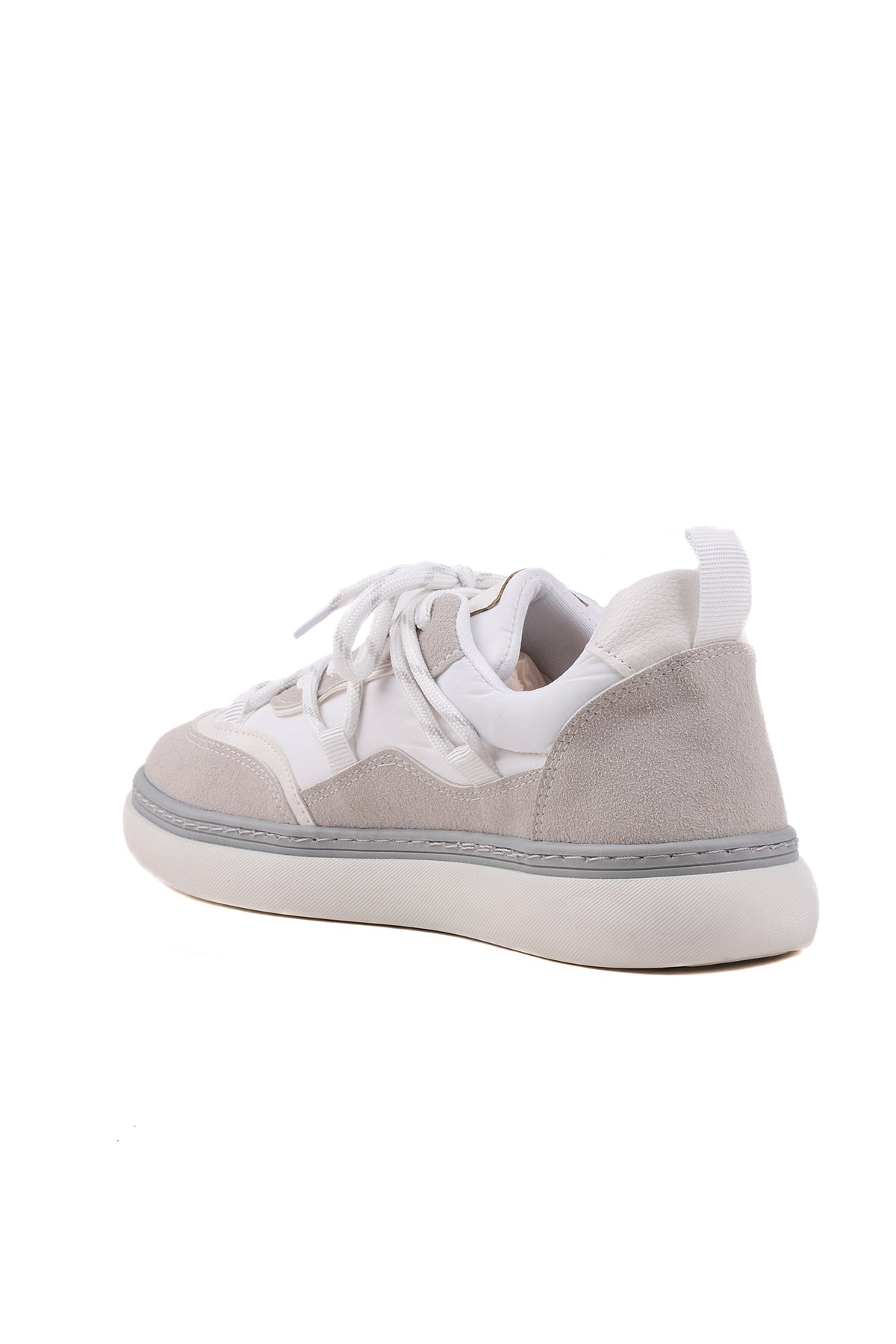 STATO Roman bağcıklı şık kadın sneaker beyaz