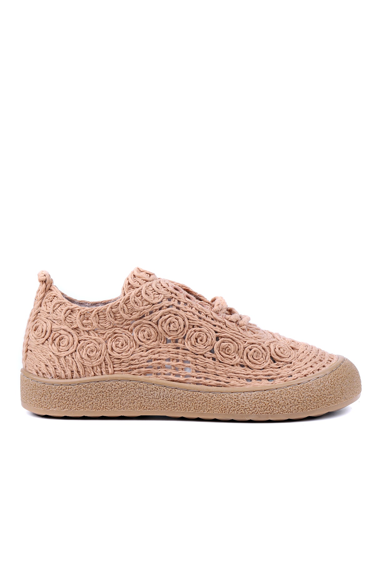 STATO Cloud pamuk örgü kadın sneaker nude
