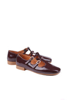 Bordo rugan kadın babet – STATO Oxford