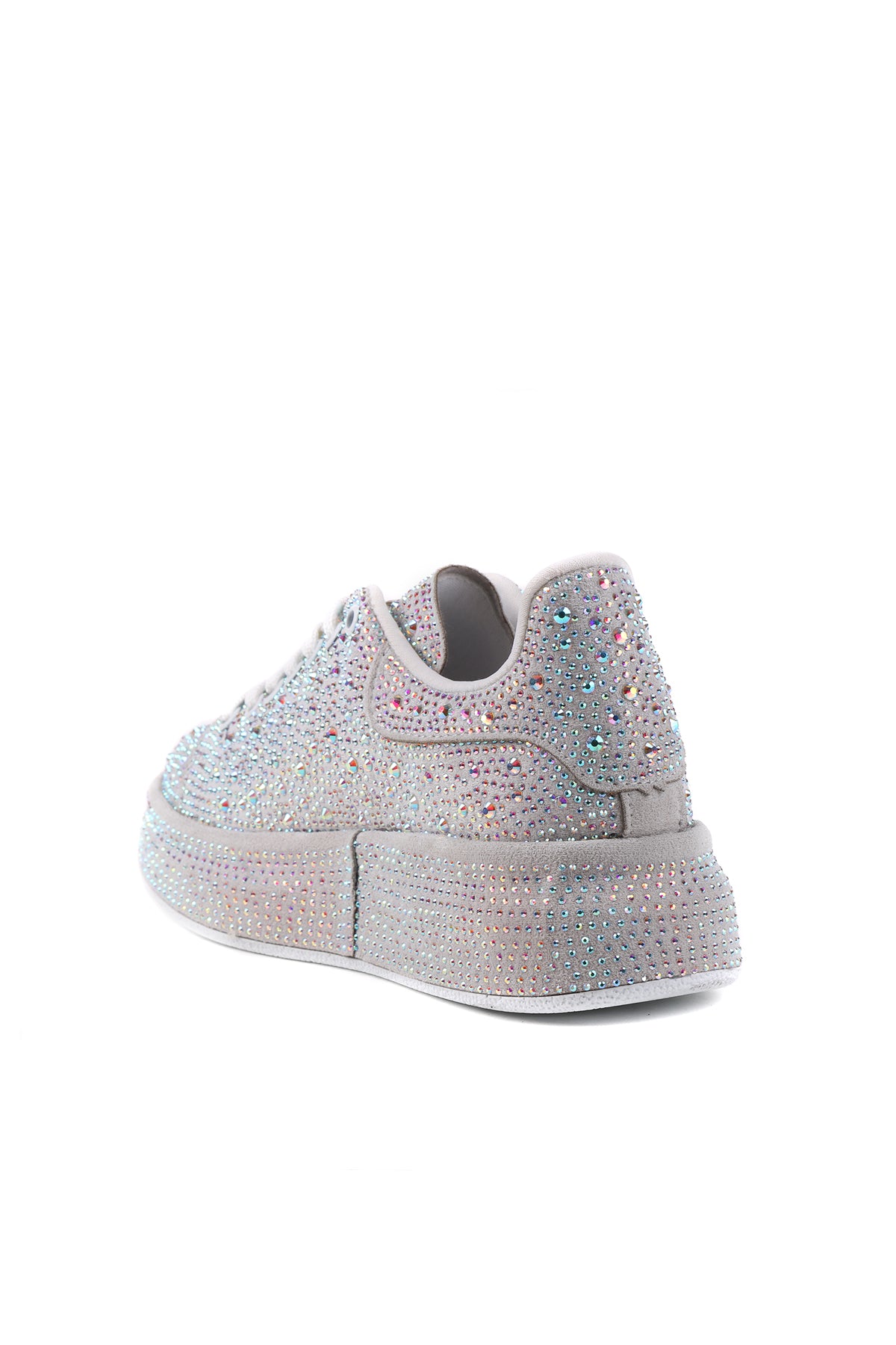 STATO Lessa gümüş vegan sneaker kombin