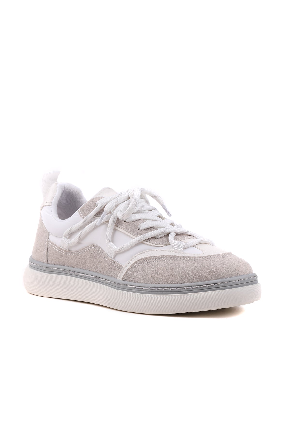 Beyaz kadın sneaker STATO Roman yakın çekim