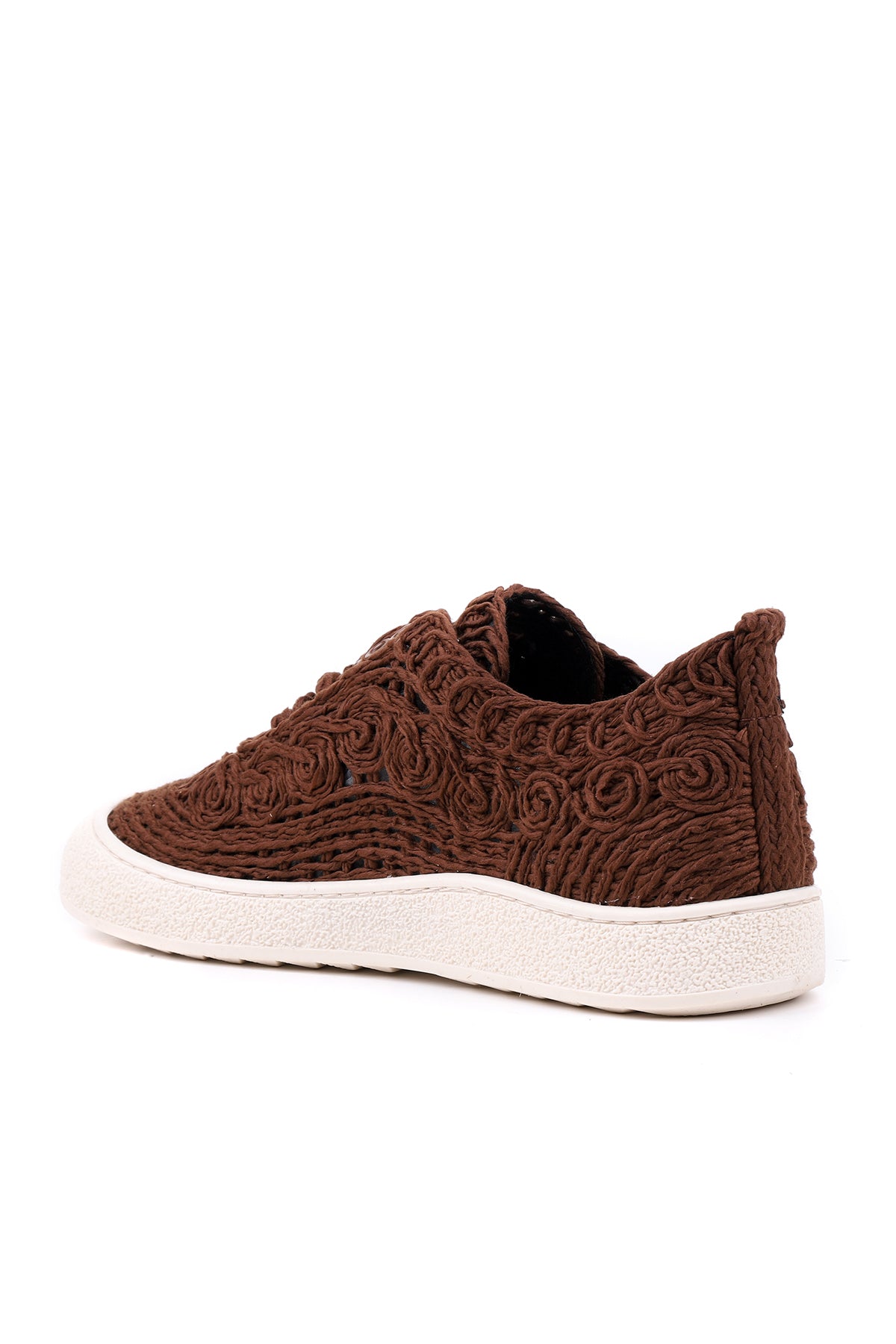 STATO Cloud pamuk örgü kadın sneaker kahve