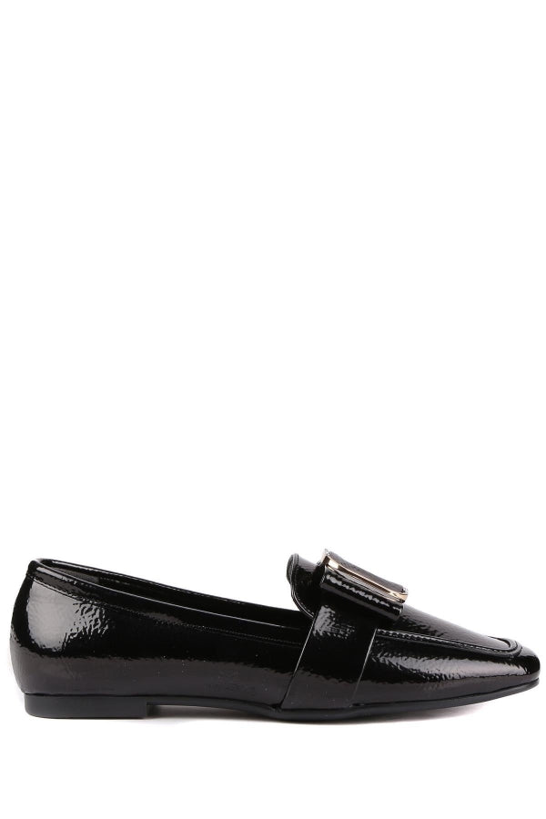 Siyah rugan kadın loafer – STATO Varnel