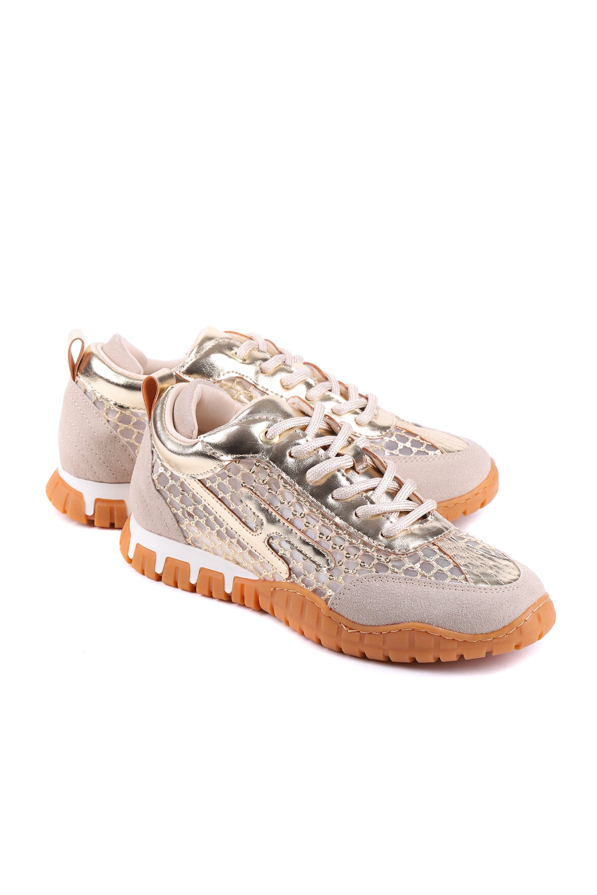 Stato Scarlet Nefes Alan File Detaylı Hafif Günlük Kadın Sneaker Ayakkabı