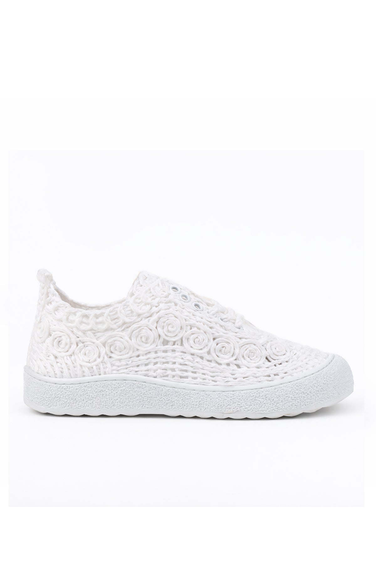 STATO Cloud pamuk örgü kadın sneaker beyaz