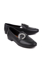 Siyah cilt kadın loafer – STATO Milano