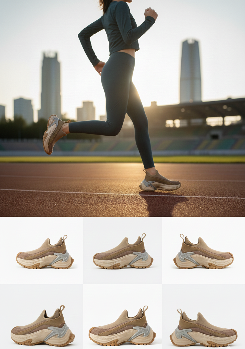 Kadın Comfort Spor Ayakkabı Vizon