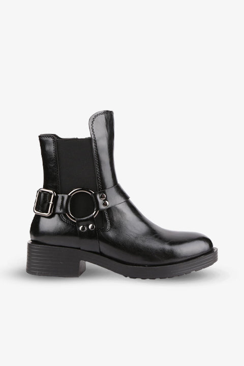 Stato - Siyah Renk Fermuarlı Kadın Bot