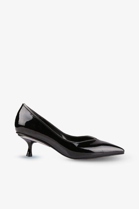 Stato - Siyah Rugan Kadın Topuklu Ayakkabı