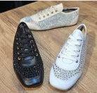 Stato Capri Işıltılı Taşlı Nefes Alan Günlük Sneaker - BEYAZ