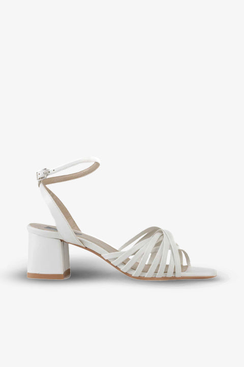 Stato Kadın Topuklu Sandalet Kırık Beyaz