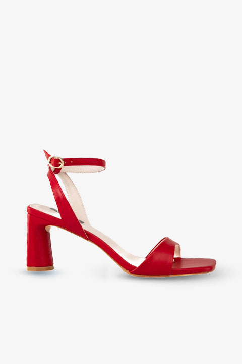 Stato Kadın Topuklu Sandalet Kırmızı