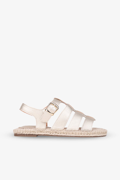 Stato Kalın Taban Kadın Sandalet Altın