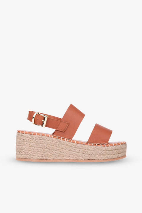 Stato Kalın Taban Kadın Sandalet Taba